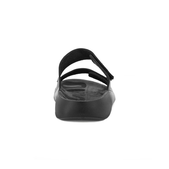 Ecco Women's Black Double Strap Sandals - Picture 7 of 8